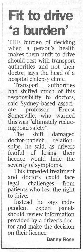 Article from the Courier Mail